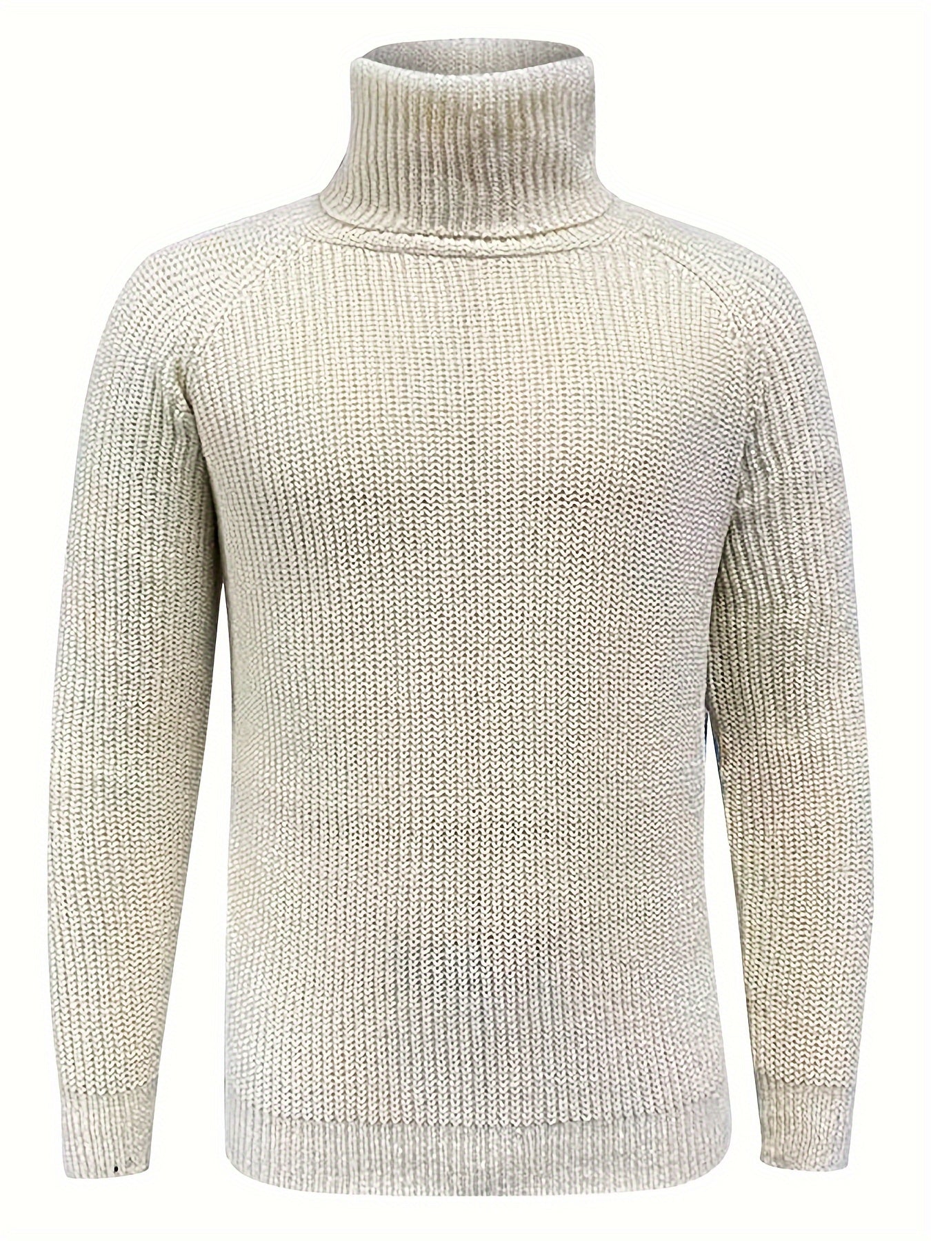 Jacob | Herren Rollkragenpullover mit Rippenmuster