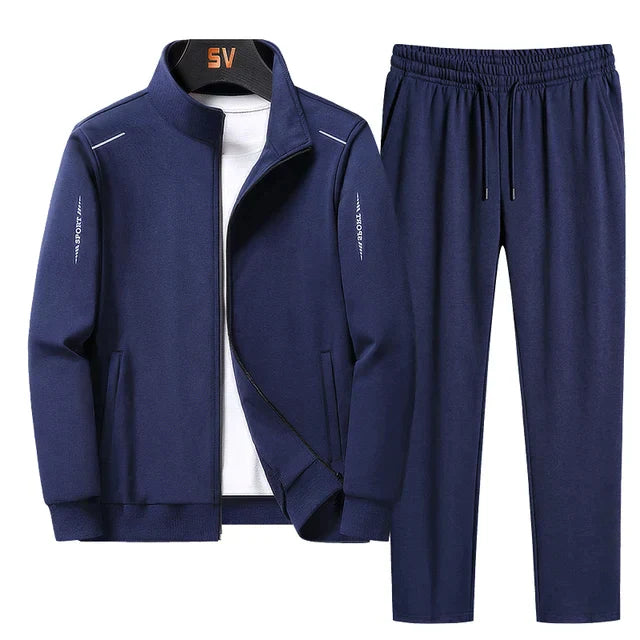 Oliver | Herren Freizeit-Trainingsanzug mit Reißverschlussjacke