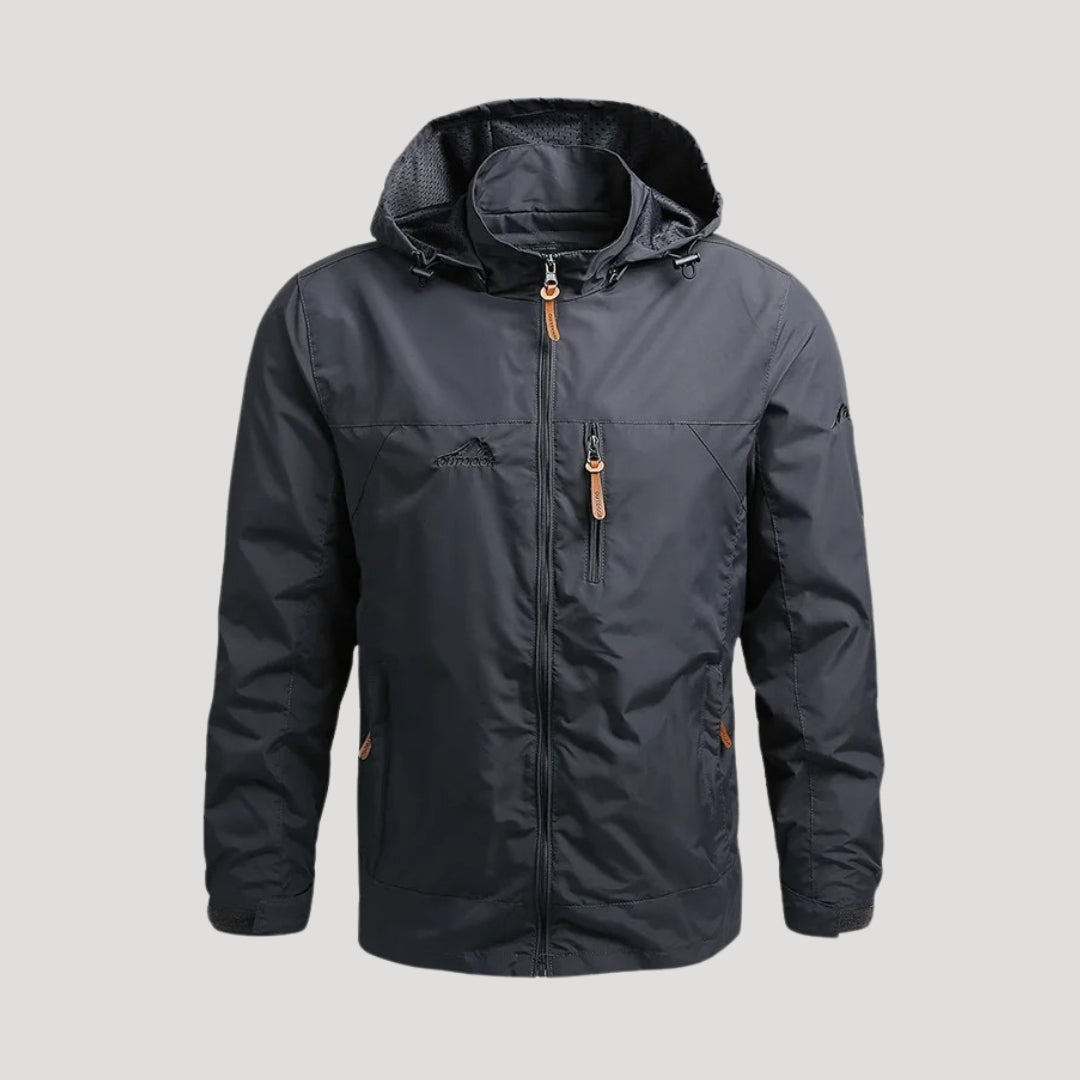 Michael | Kapuzen-Outdoor-Zip-Jacke für Herren – Frühling