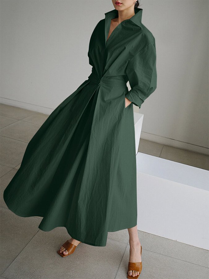 Zara | Maxikleid mit Gürtel
