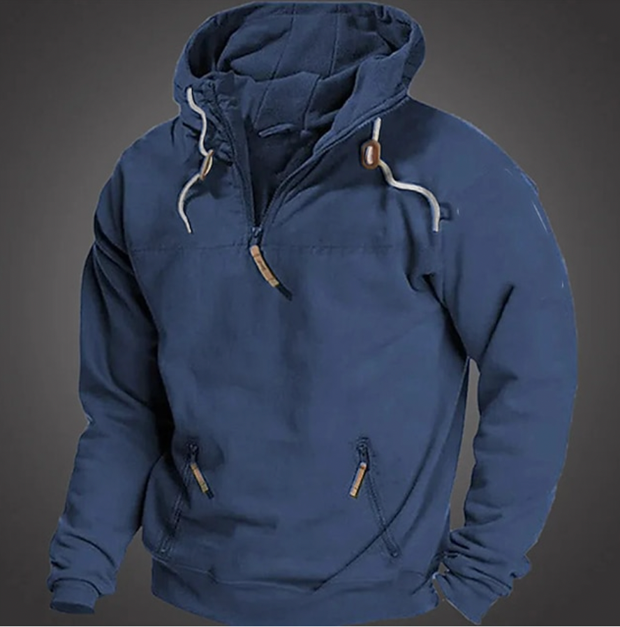 Doug | Legerer Kapuzenpullover für Herren mit langen Ärmeln