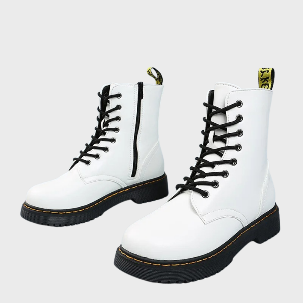 Ethan | Herren Combat Stiefel aus Leder zum Schnüren