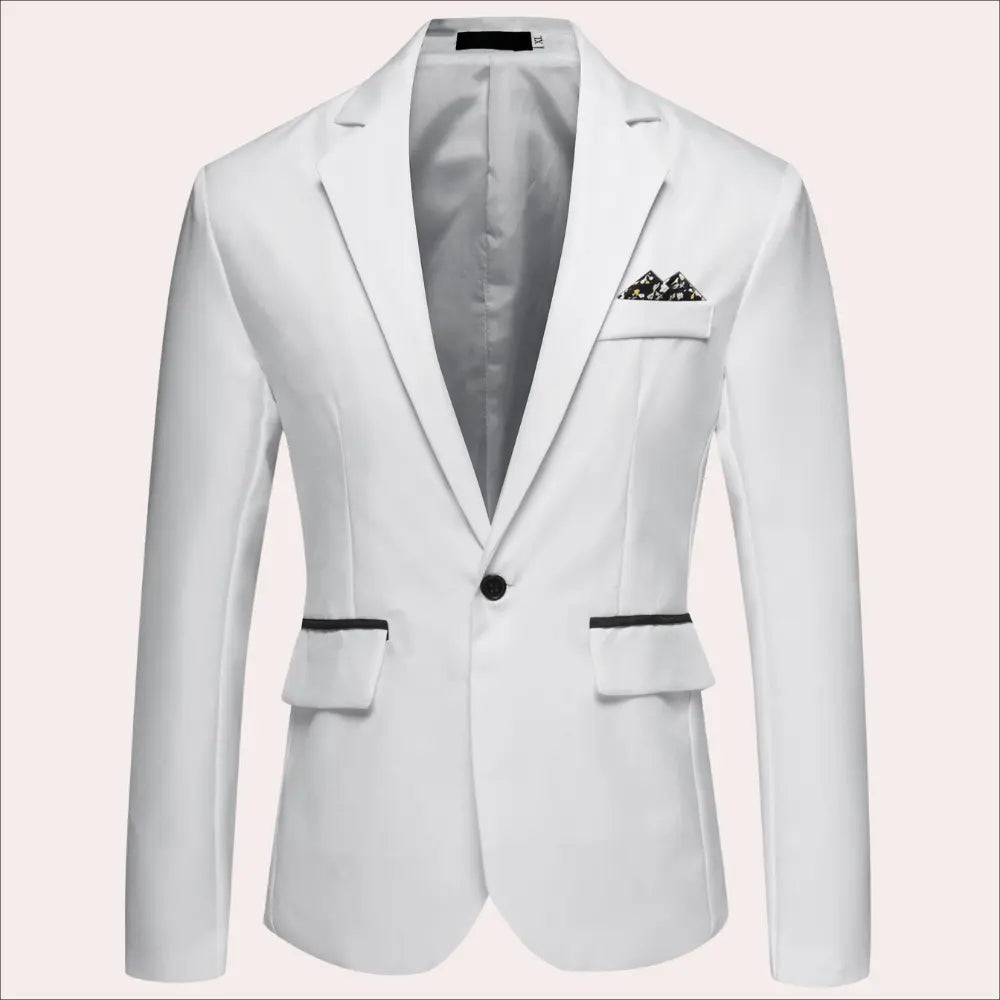 James | Men’s Modern Formal Business Blazer Elvorah