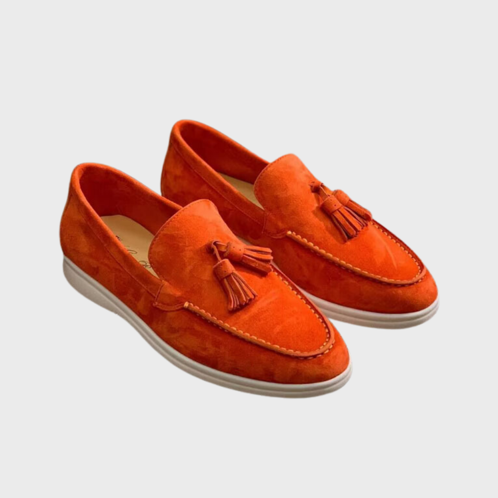 Kyle | Herren Slipper aus klassischem Wildleder mit Quasten