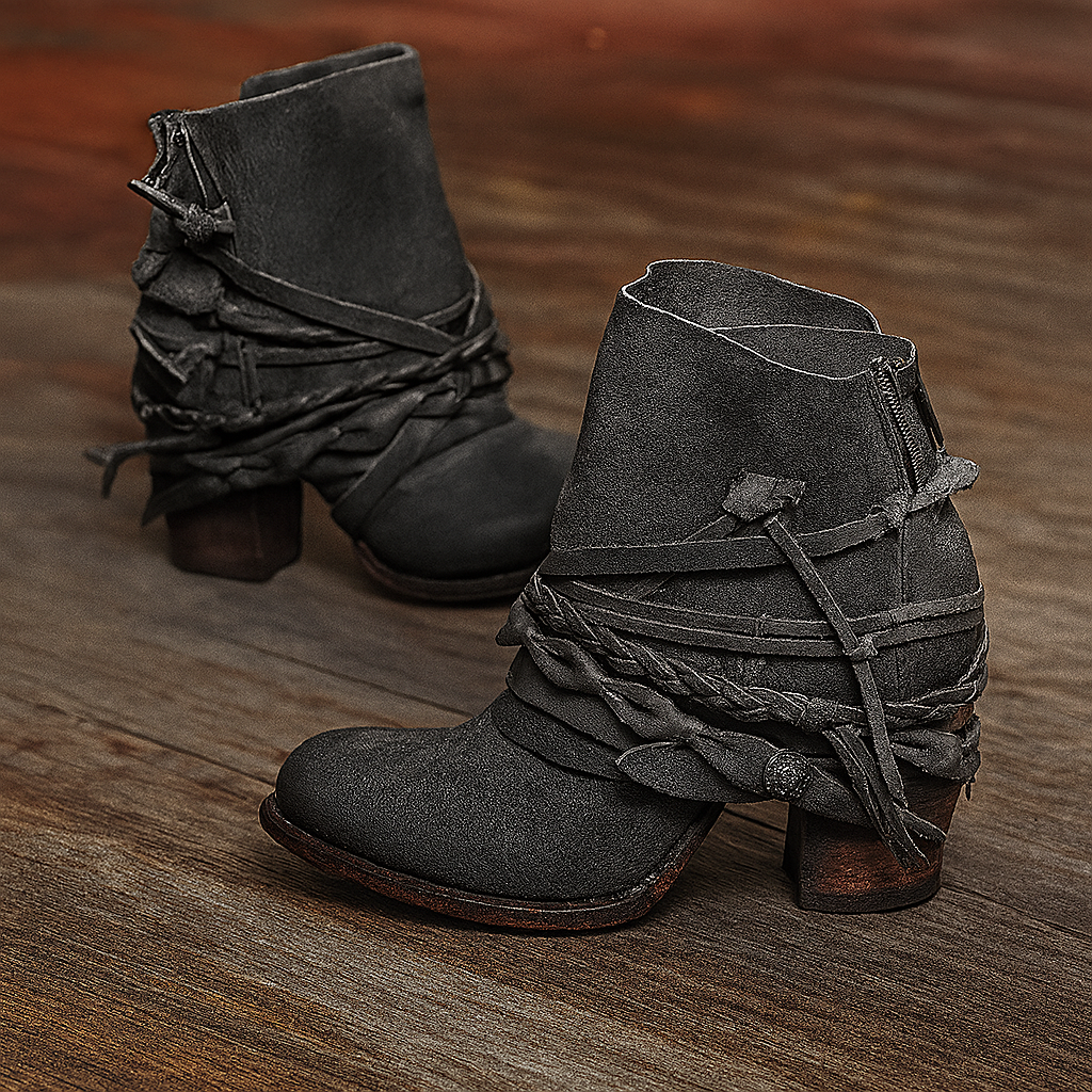 Lauren | Damen Winter Boho Western Stiefeletten
