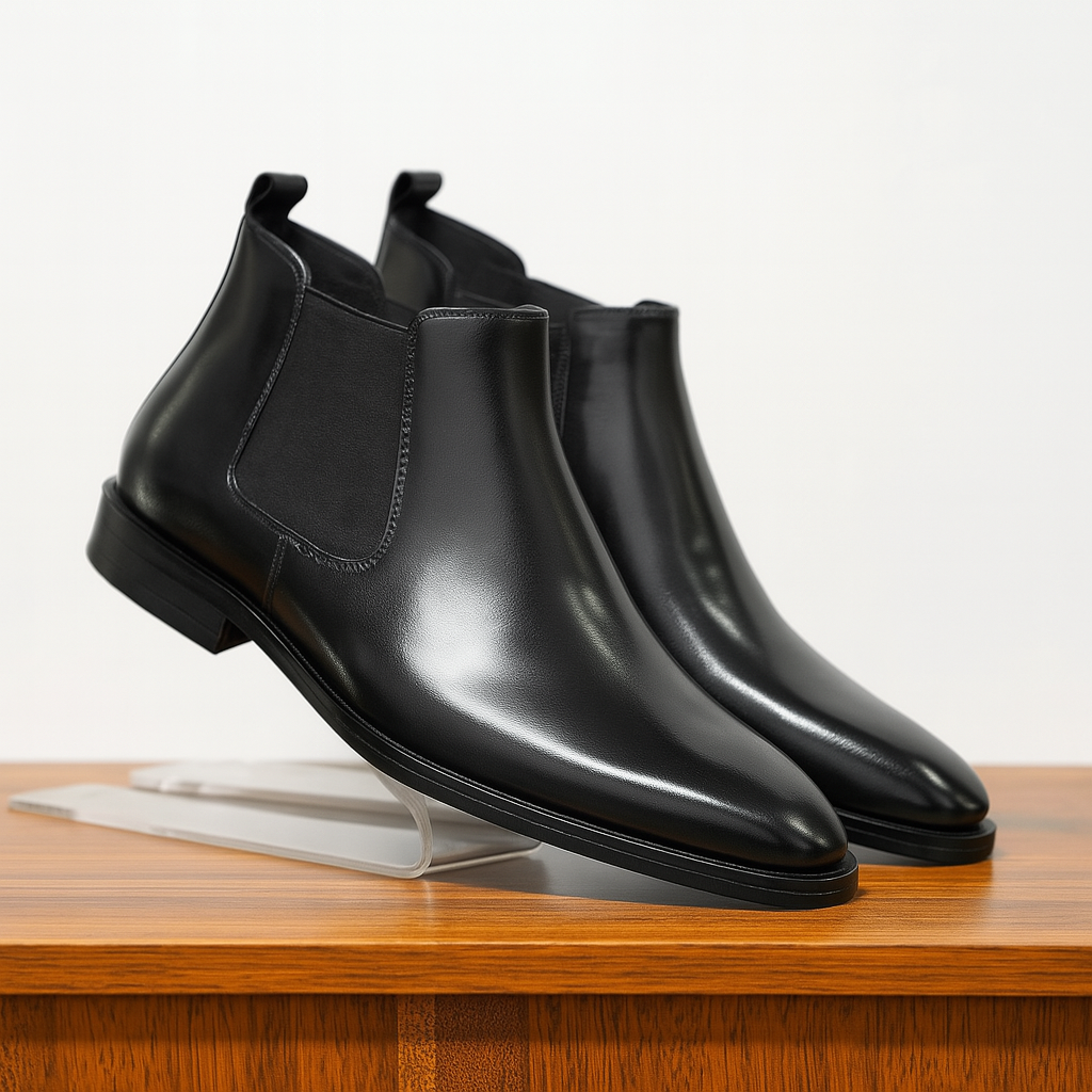 Austin | Braune Chelsea Boots aus Leder für Herren