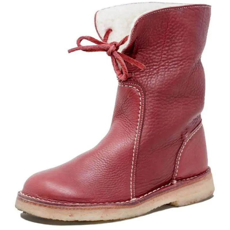 Chic Waterproof Black Boots for Women – Stylish & Cozy for Winter