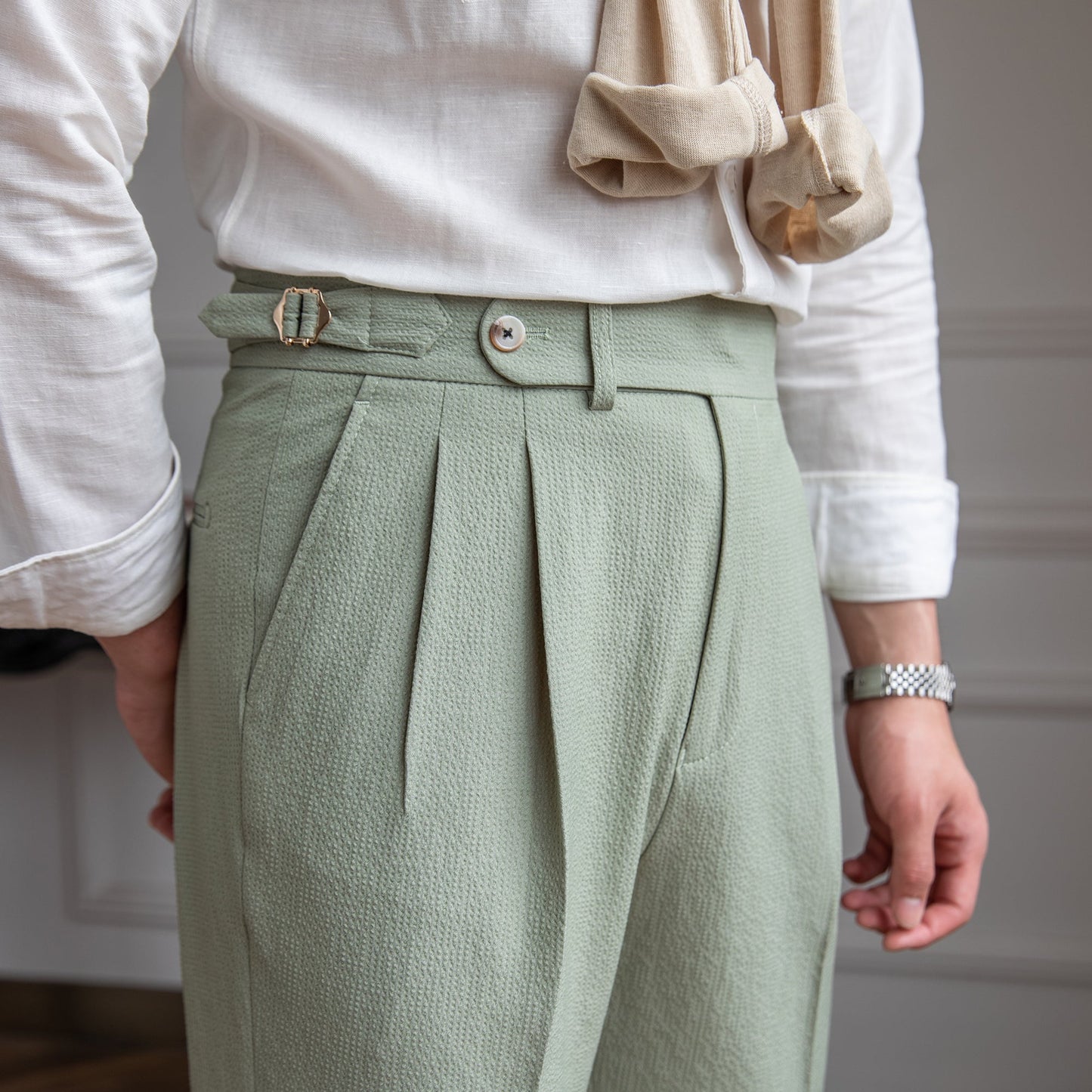 Connor | Herren-Bundfaltenhose (maßgeschneidert)