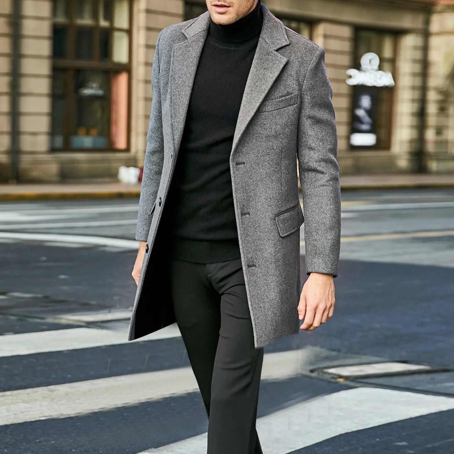 Oliver | Eleganter Herren-Büro-Wintermantel