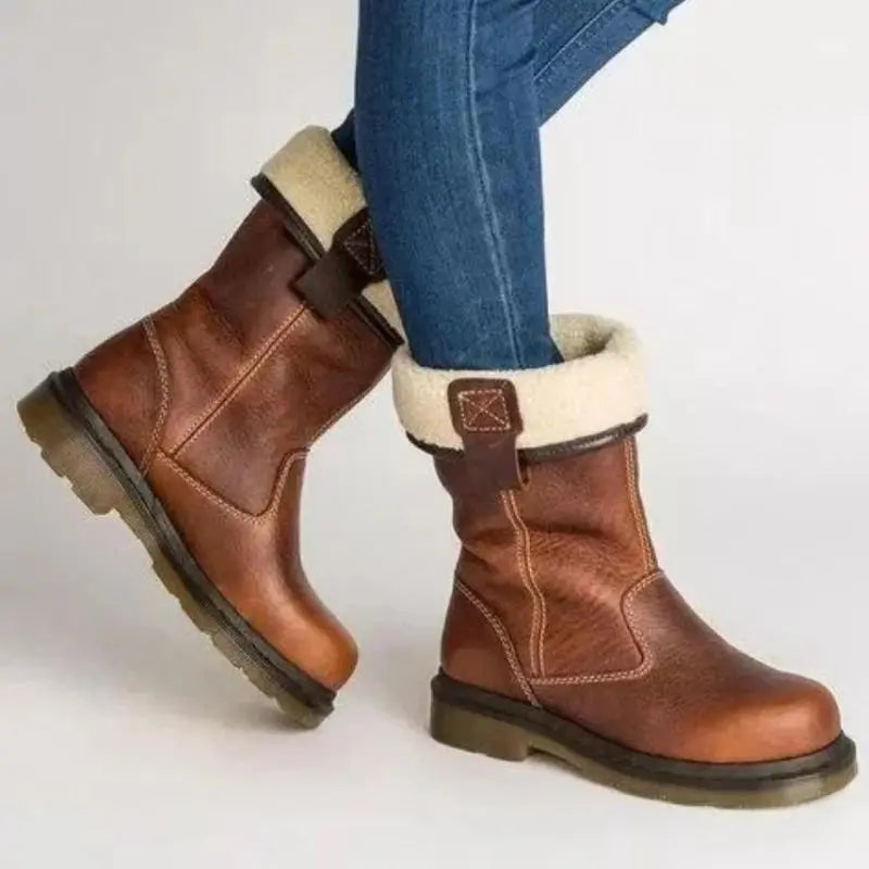 Warm Women's Cowboy Boots – Insulated Comfort, Stylish Design