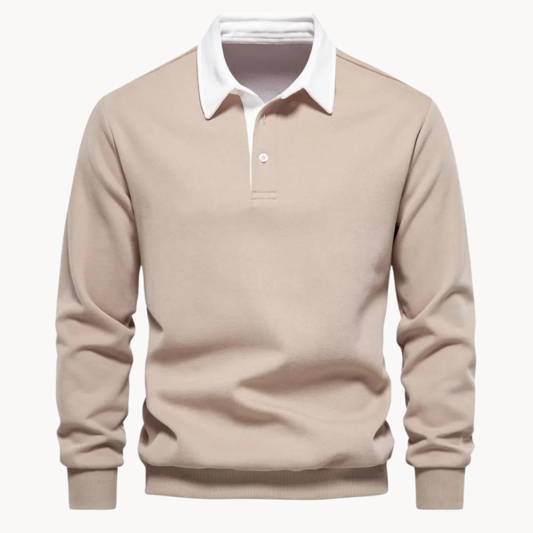 Julian | Herren Winter Langarm Polo Pullover
