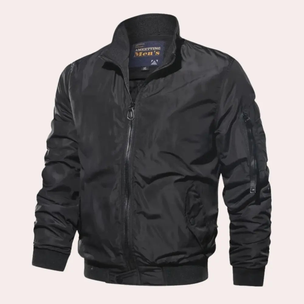 Anthony | Classic Bomber Style Jacket With Zipper For Men Elvorah