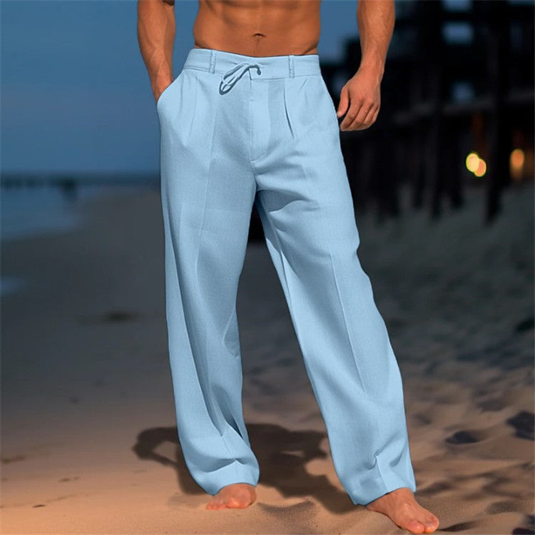 Darren | Herren Relaxed Hose mit Kordelzug für den Frühling