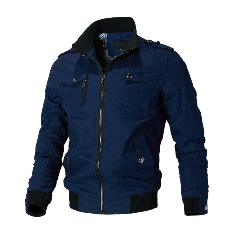 Aiden | Taktische Freizeitjacke für Herren mit Reißverschluss