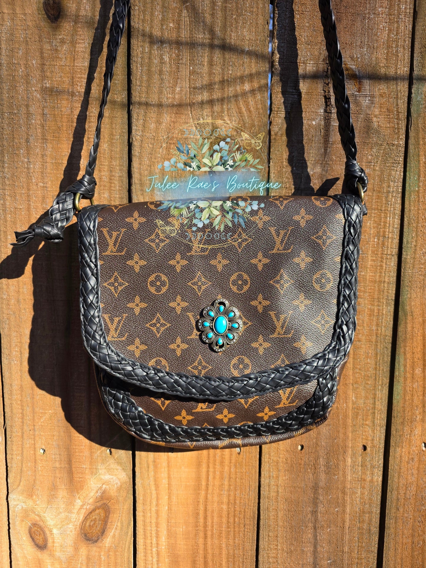 Western Türkis Handtasche