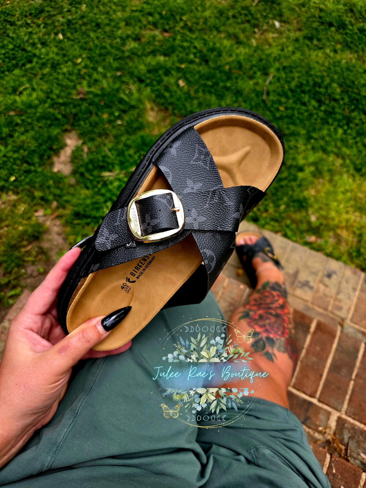 Bougie Girl Plateau-Sandalen