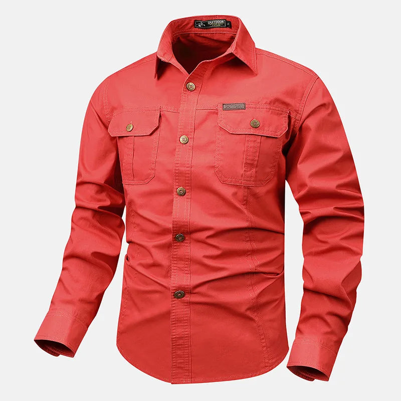 Gabriel | Outdoor-Utility-Hemd für Herren mit Knopfleiste