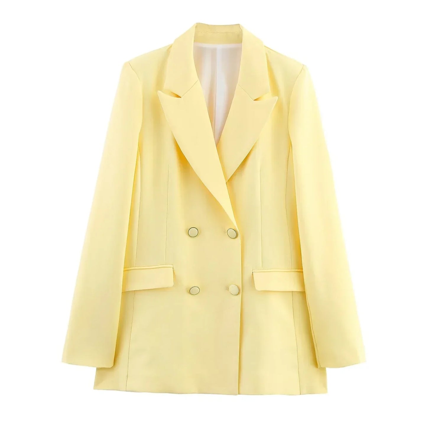 Kimberly | Schickes formelles Anzugset mit maßgeschneidertem langem Blazer für Damen