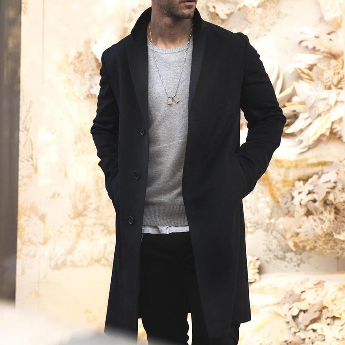 John | Klassischer Herrenmantel im Long-Streetstyle