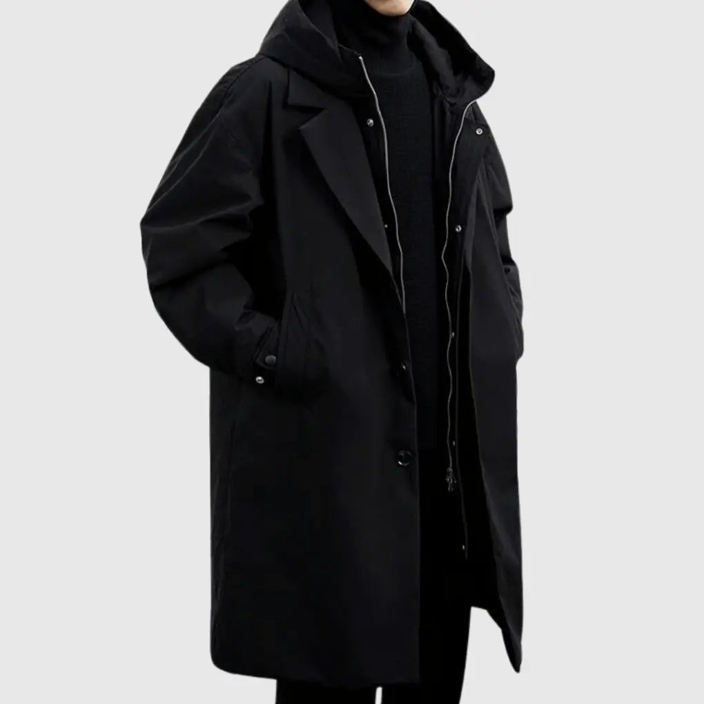 Adam | Men’s Street Style Lightweight Waterproof Rain Jacket Elvorah