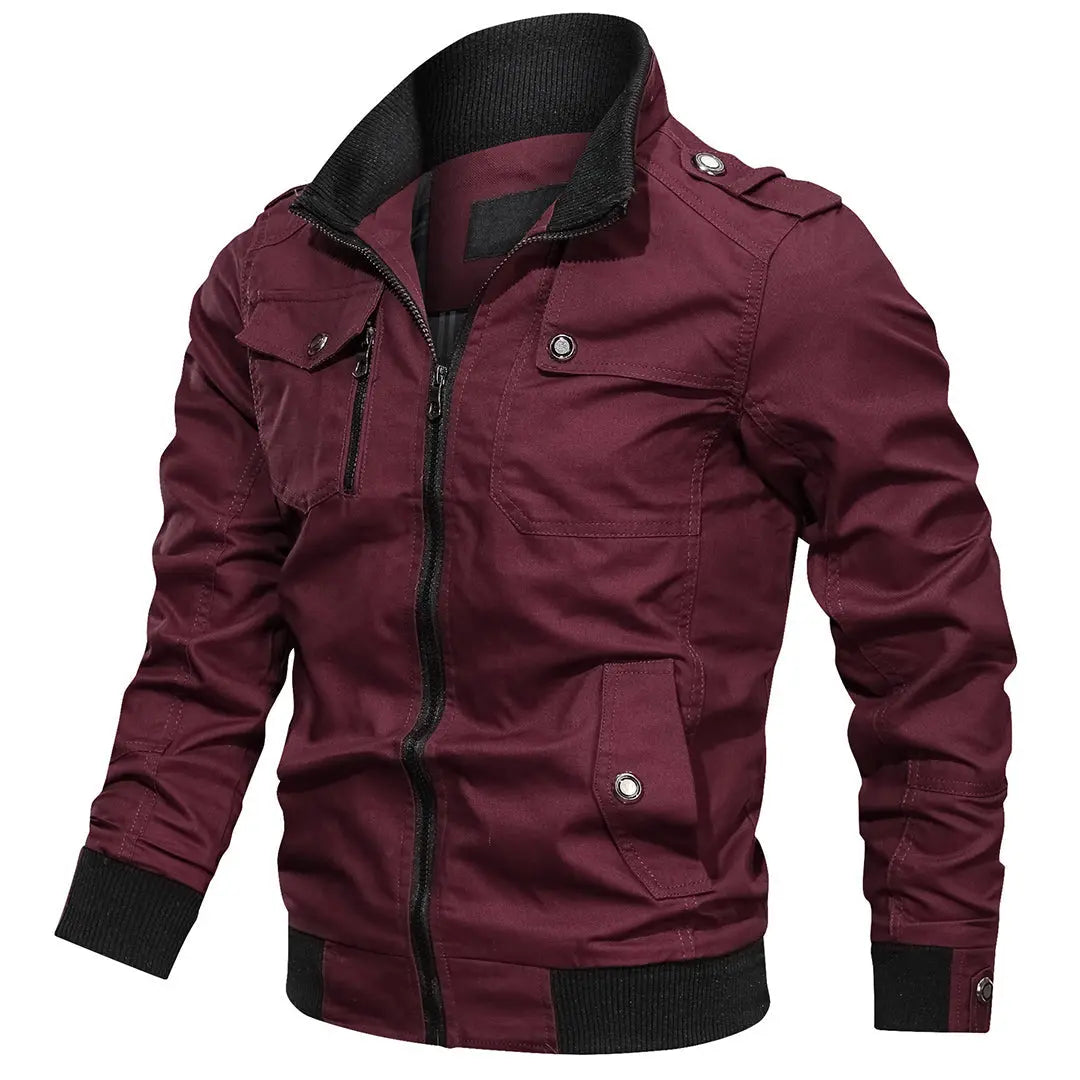 Christian | Multi Pocket Bomber Jacket For Men Elvorah