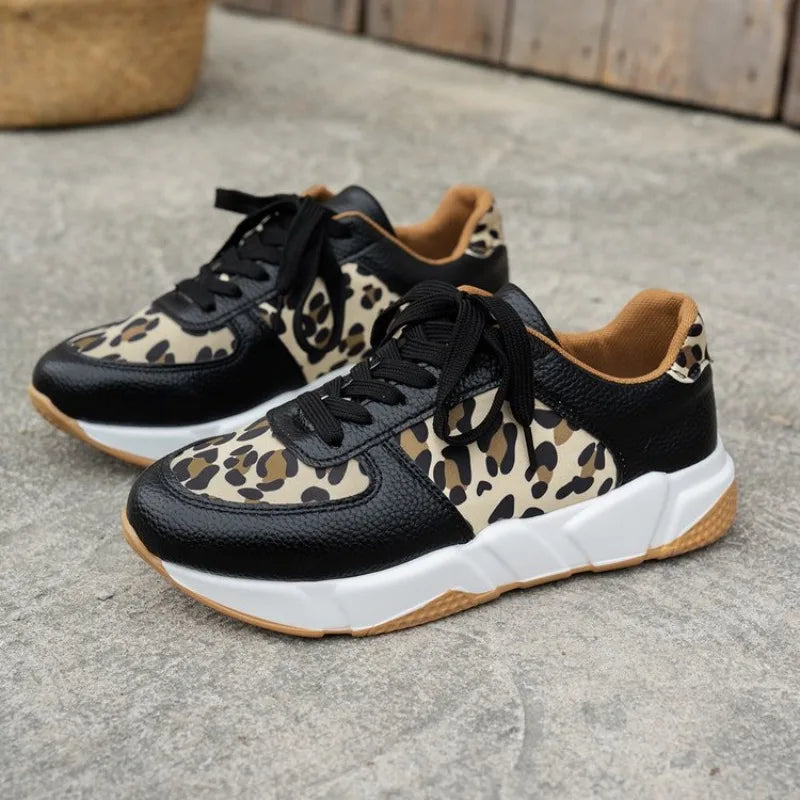 Damen Sneaker mit Leopardenmuster Corvine