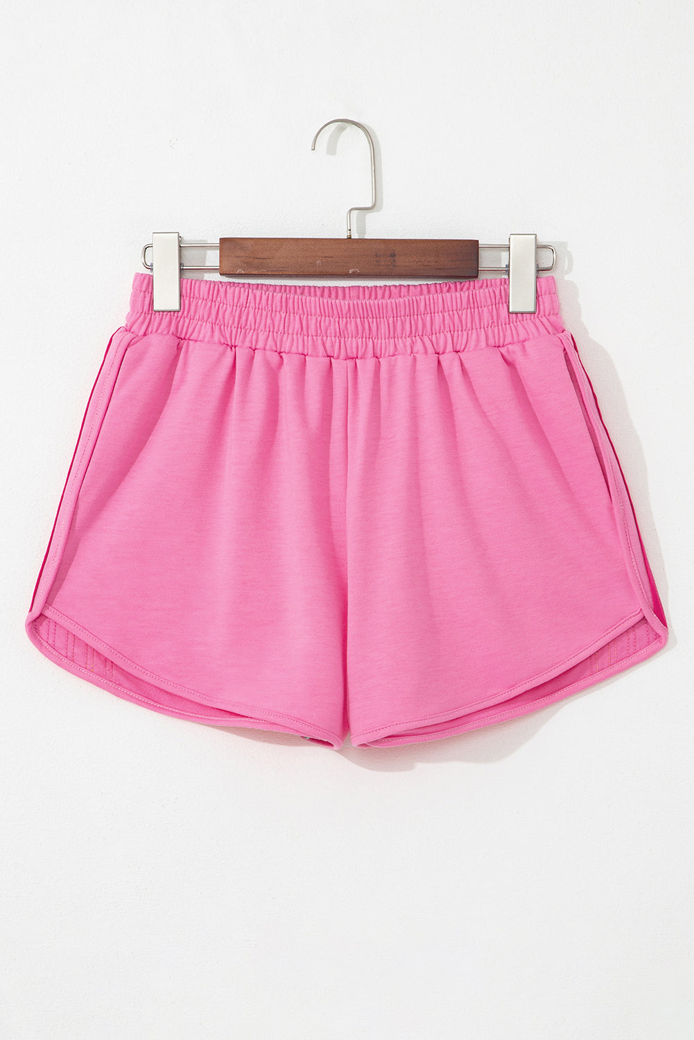 Sunset Stripe High-Waist Active Shorts — Beau Blue