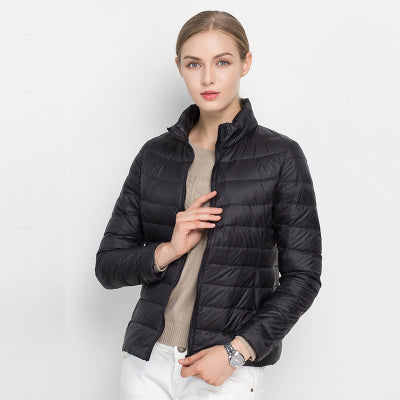 Kelly | Damen schmal geschnittener Stepp-Wintermantel
