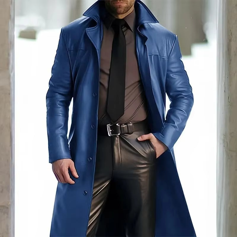 Anthony | Klassischer Herren Trenchcoat mit Knopfleiste