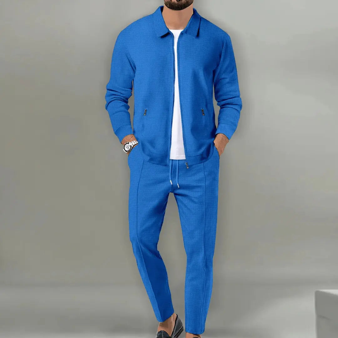 Owen | Men’s Casual Tracksuit with Zip Up Jacket Elvorah