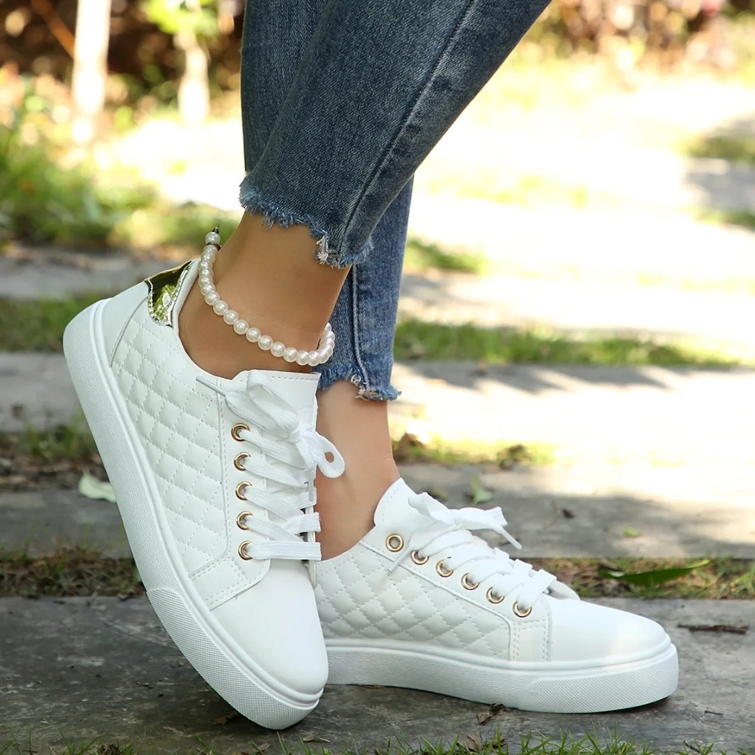 Paige | Atmungsaktive, gesteppte Schnürschuhe für Damen