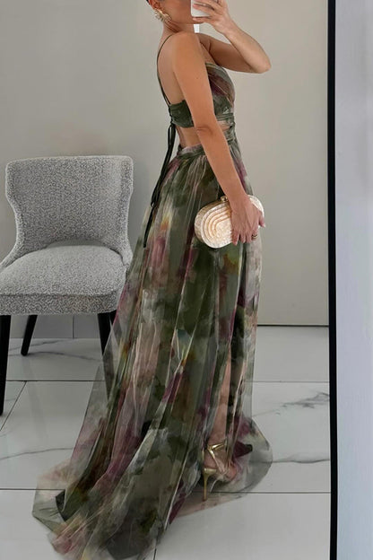 Margaret | Women’s Elegant Floral Maxi Dress
