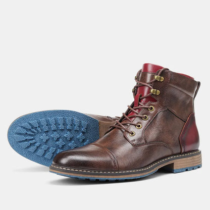 Nate | Men Fashion Zipper Design Ankle Boots