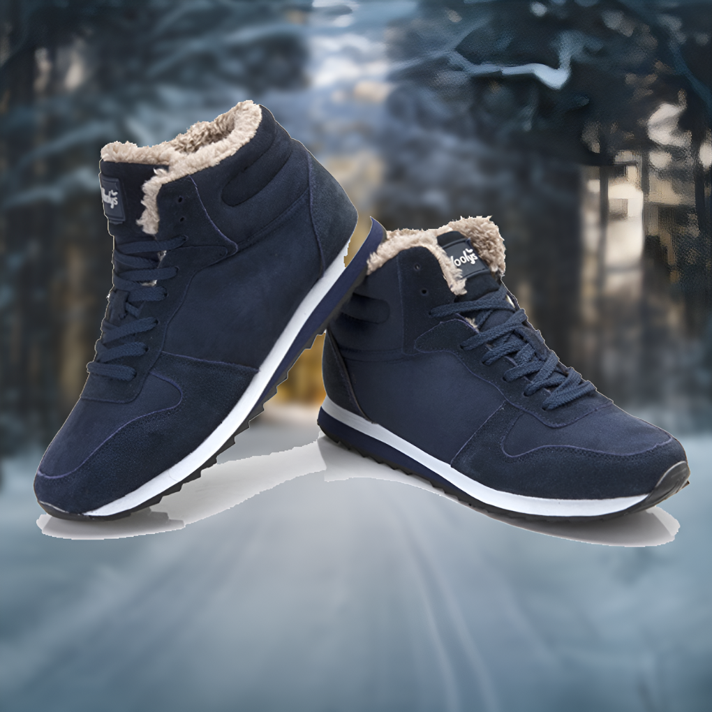 Grant | Men’s Winter High-Top Sneakers with Fur