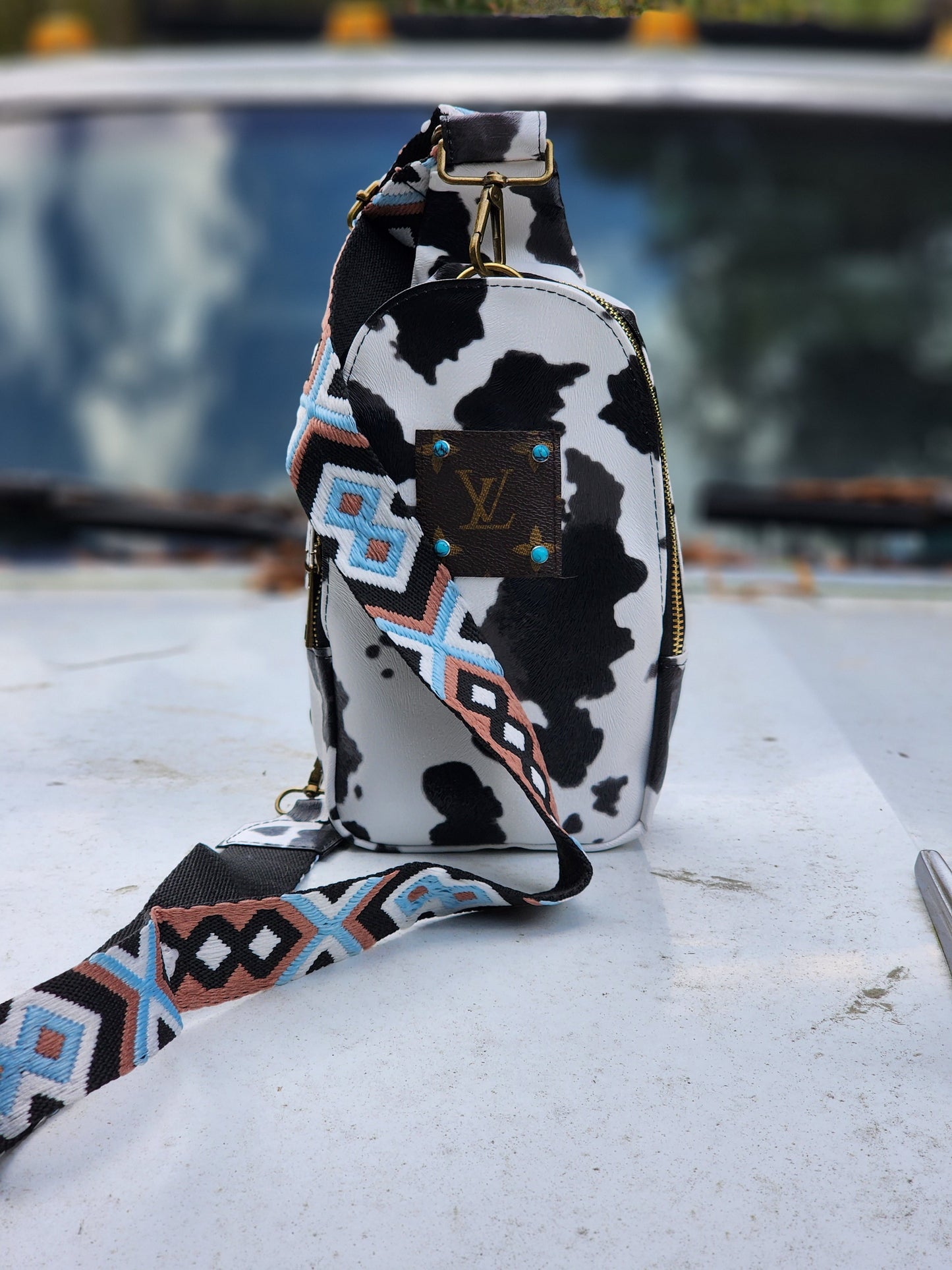 Western Cowprint Bag ( PREORDER )