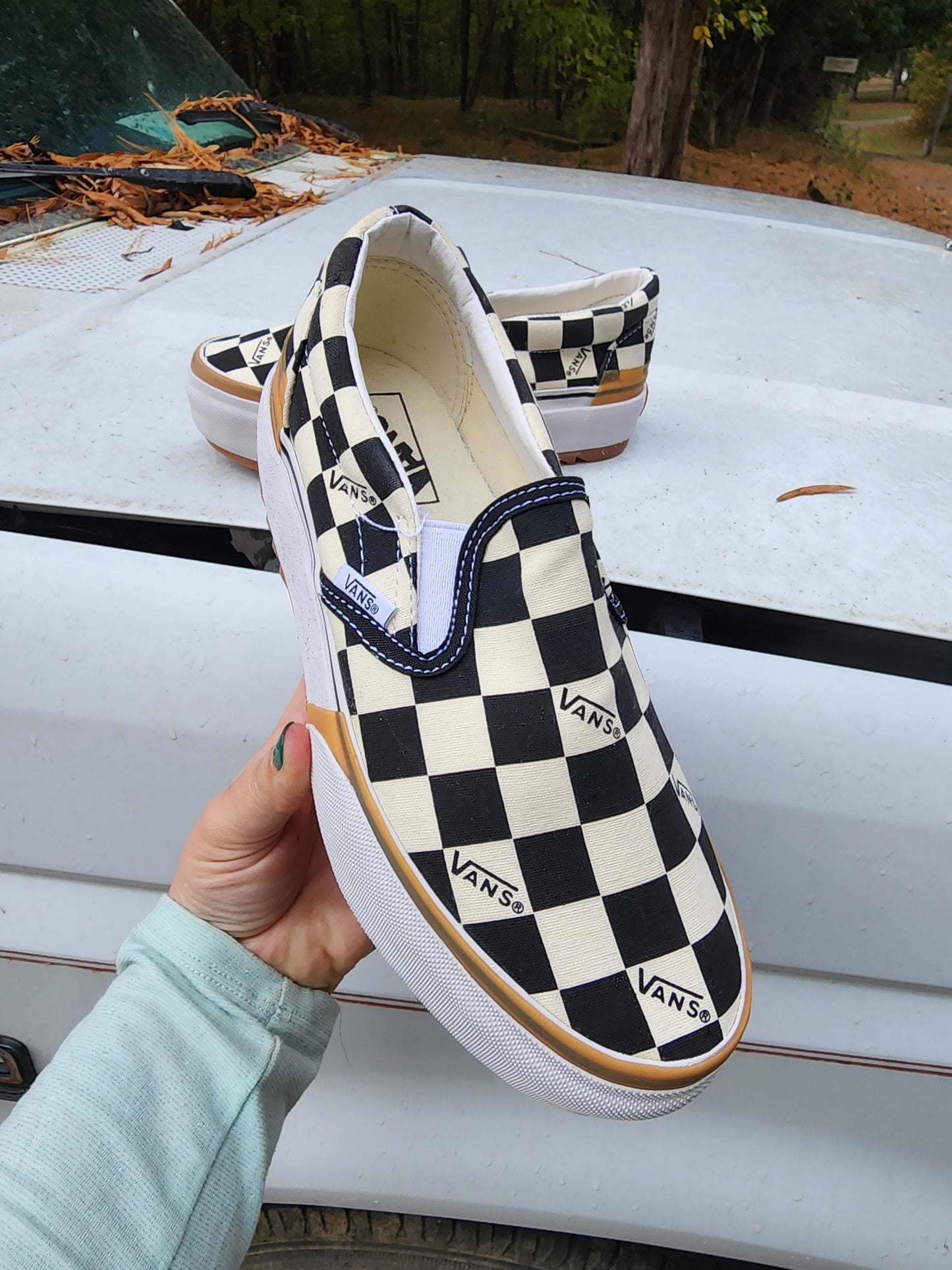 Checkered Platforms Shoes -Limited stock Avialable
