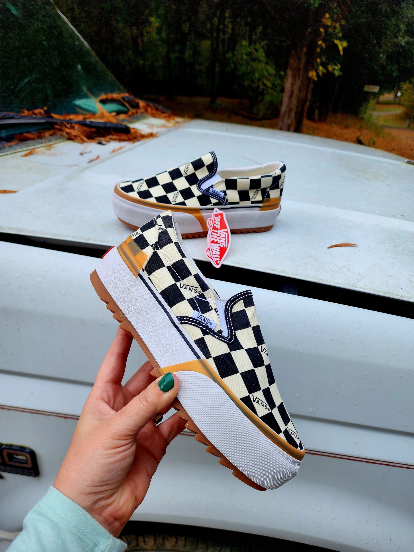 Checkered Platforms Shoes -Limited stock Avialable
