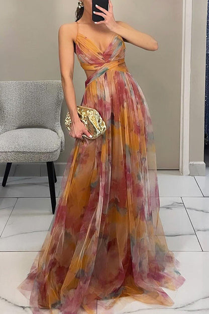 Margaret | Women’s Elegant Floral Maxi Dress