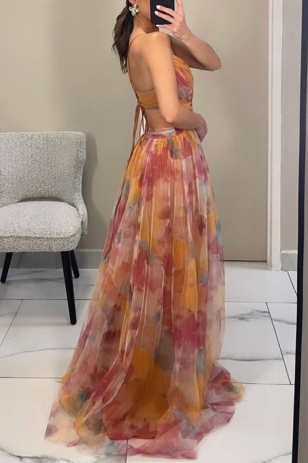 Margaret | Women’s Elegant Floral Maxi Dress