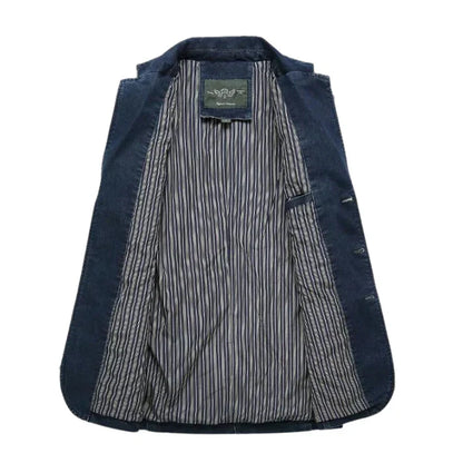 Aiden | Men’s Trendy Formal Casual Denim Blazer