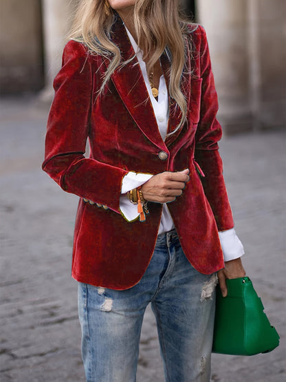Selena | Women’s Classic Button-Up Casual Blazer