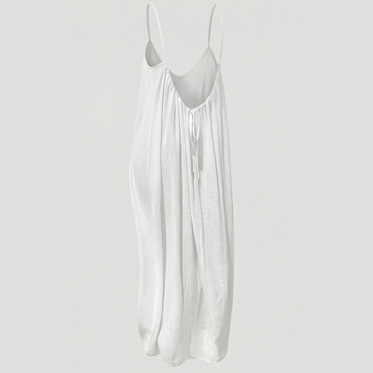 Soleia – Elegant Flowy Open-Back Summer Maxi Dress
