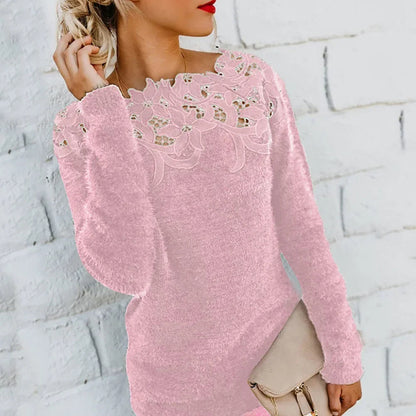 Blair | Women’s Feminine Long Sleeve Winter Knit Sweater