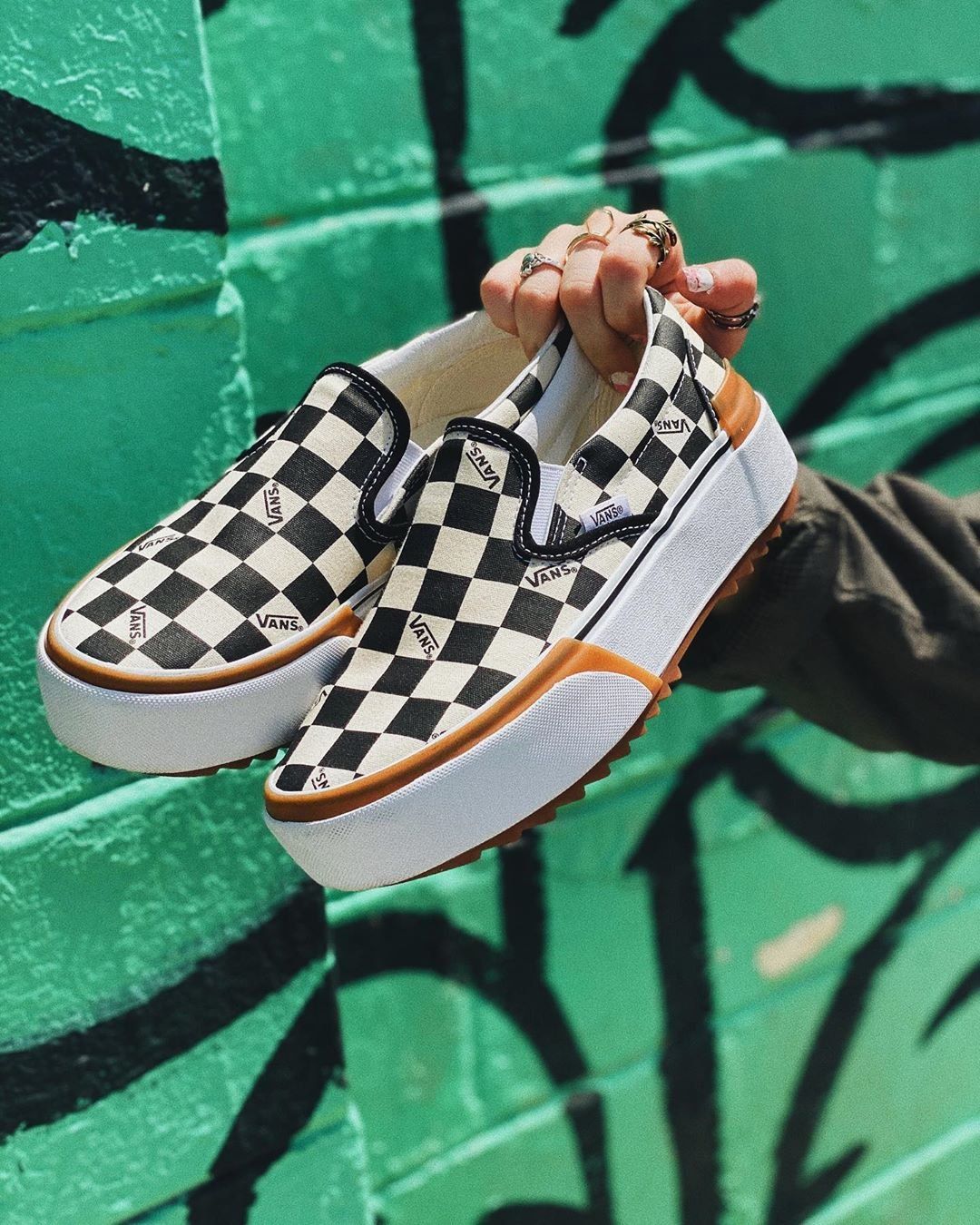 Checkered Platforms Shoes -Limited stock Avialable