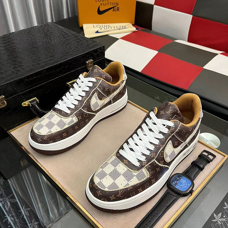 LV x NK Air Force 1 Low 'Monogram Brown Damier Azur'