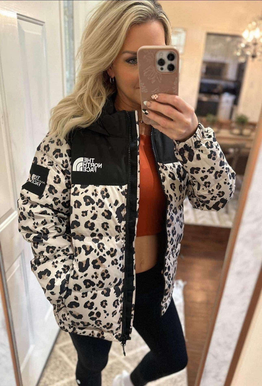Leopard Print Puffer Jacket - Limited stock available