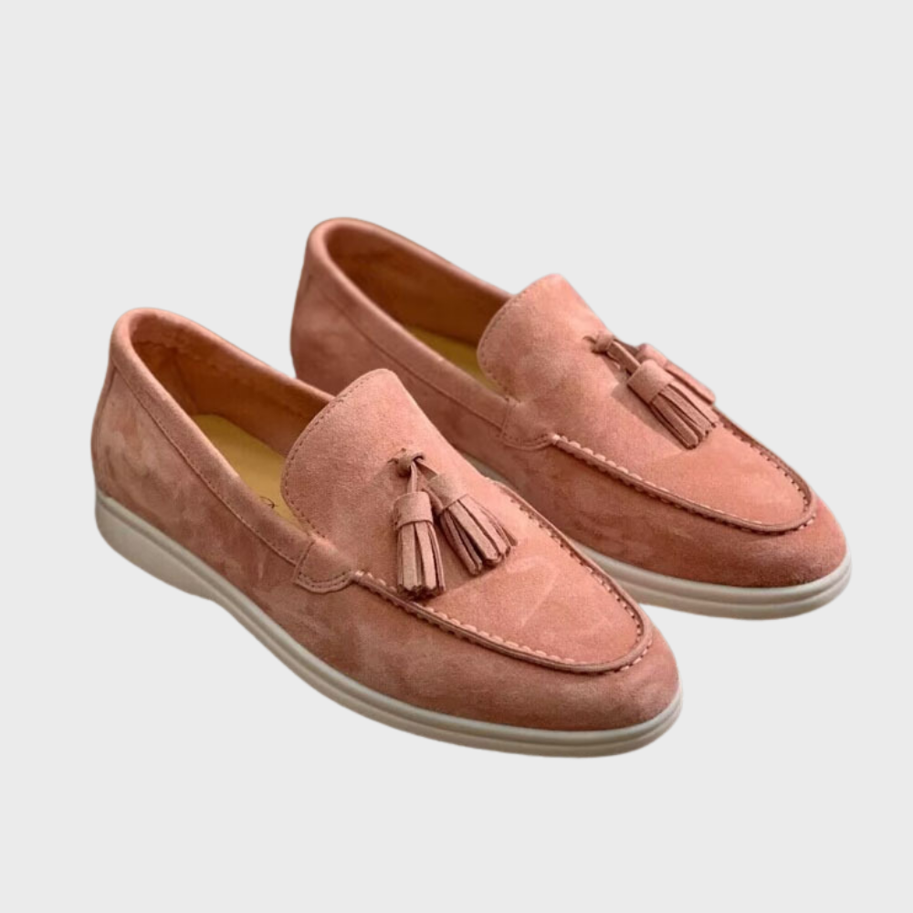 Kyle | Herren Slipper aus klassischem Wildleder mit Quasten