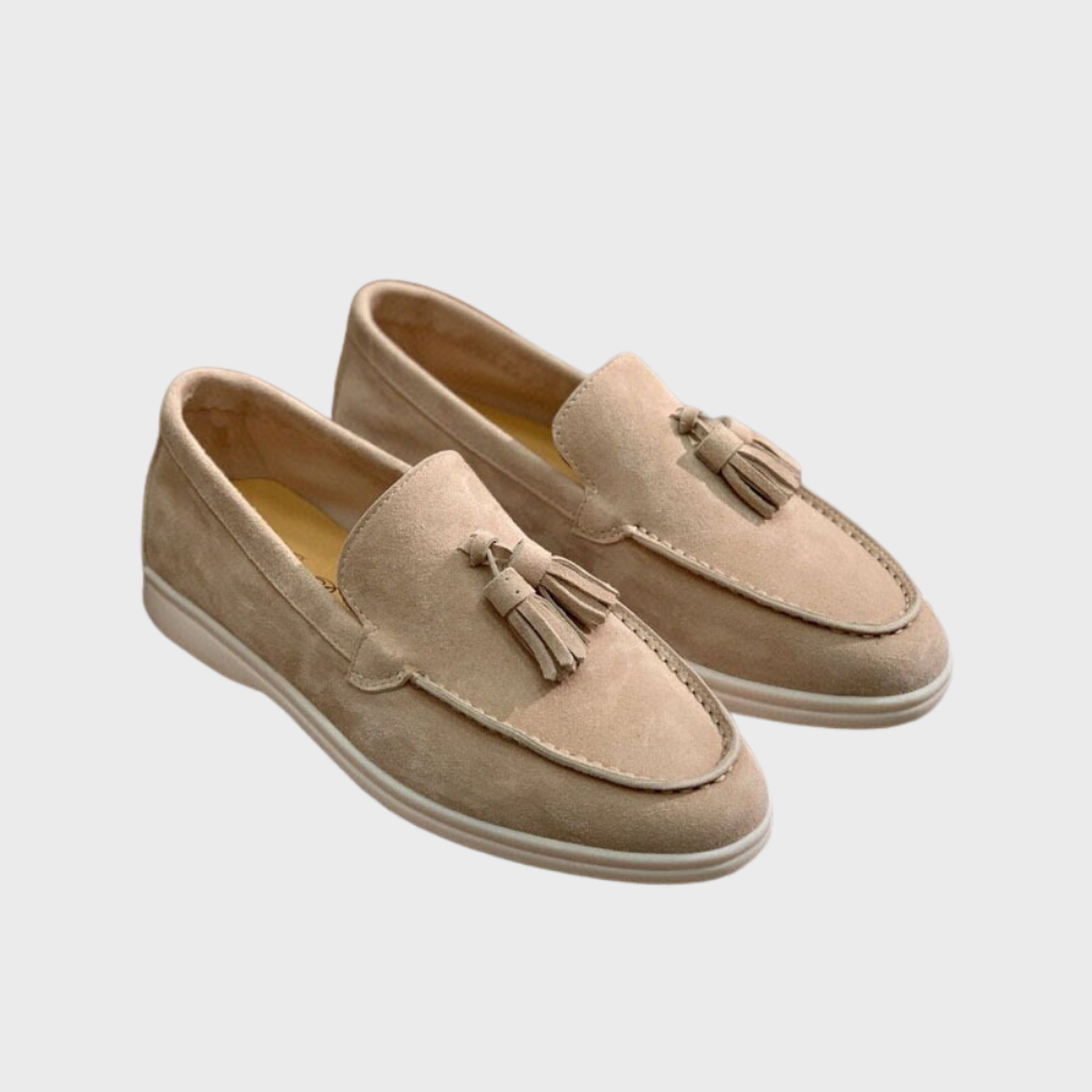 Kyle | Herren Slipper aus klassischem Wildleder mit Quasten