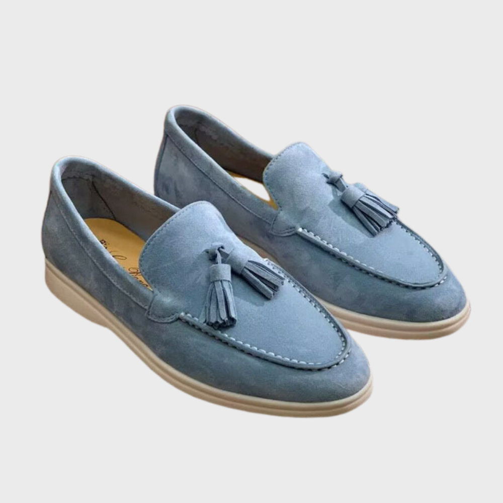 Kyle | Herren Slipper aus klassischem Wildleder mit Quasten