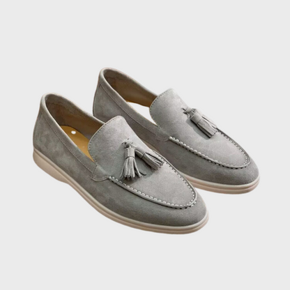 Kyle | Herren Slipper aus klassischem Wildleder mit Quasten